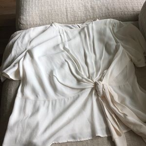 Blouse. Off white. Worn one.